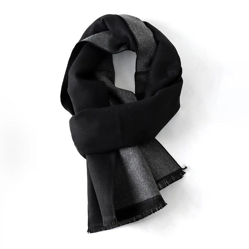 2023 Μόδα 180*30 εκ. Κασκόλ Αντρικό Φθινοπωρινό Χειμώνας Χοντρό ζεστό πολυεστέρα επαγγελματικό μακρυά περιτυλίγματα για αγόρι κλασικό σάλι