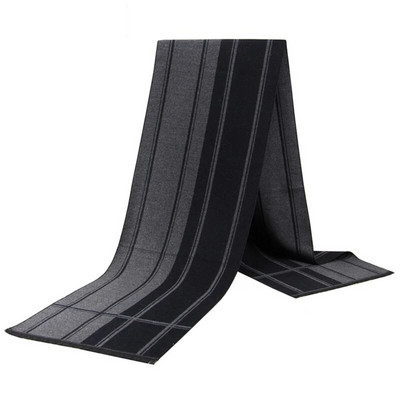 Νέο σχέδιο 2023 Χειμώνας Ζεστό Κασκόλ για Άντρες Αγόρια Μόδα Κασμίρ Μεταξωτό Κασκόλ Καρό Ναυτικό Μαύρο Κασκόλ Μακρύ Σάλι Σιγαστήρα Χονδρική