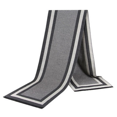 Νέο σχέδιο 2023 Χειμώνας Ζεστό Κασκόλ για Άντρες Αγόρια Μόδα Κασμίρ Μεταξωτό Κασκόλ Καρό Ναυτικό Μαύρο Κασκόλ Μακρύ Σάλι Σιγαστήρα Χονδρική