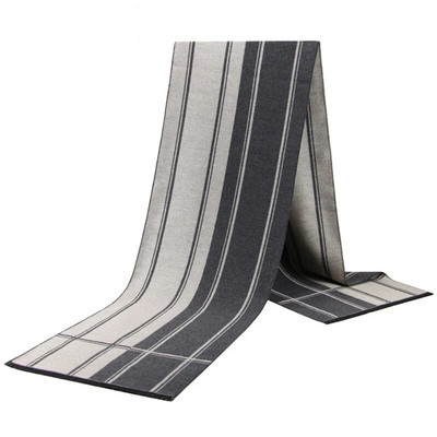 Νέο σχέδιο 2023 Χειμώνας Ζεστό Κασκόλ για Άντρες Αγόρια Μόδα Κασμίρ Μεταξωτό Κασκόλ Καρό Ναυτικό Μαύρο Κασκόλ Μακρύ Σάλι Σιγαστήρα Χονδρική