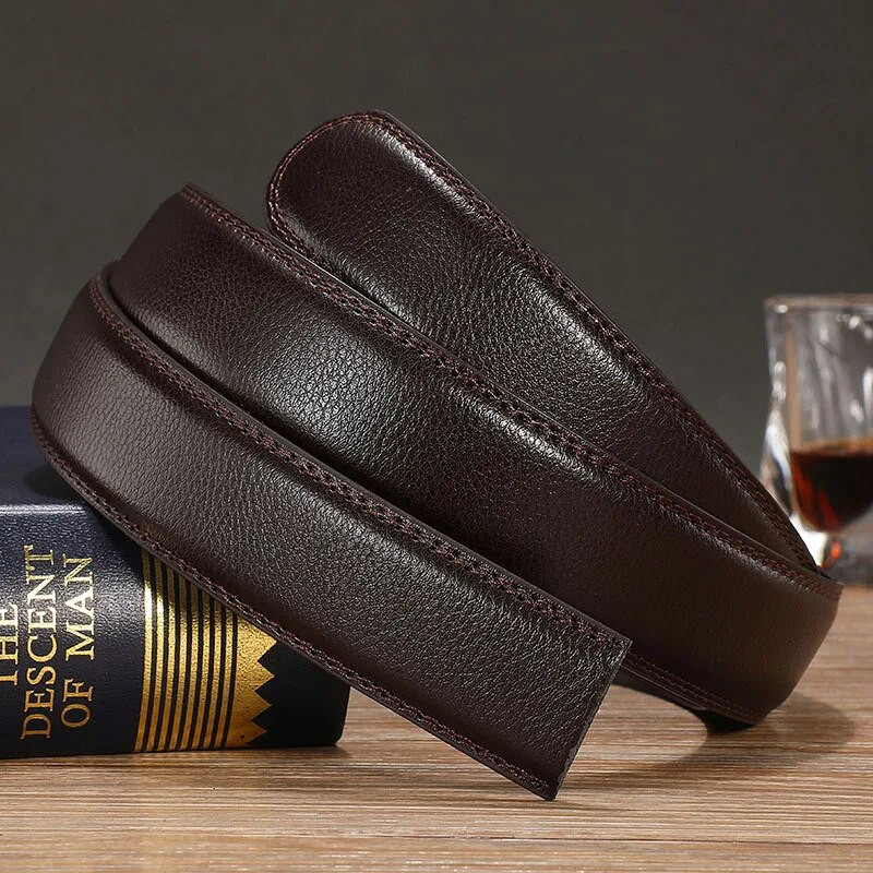 Sprūdrata vīriešu jostas nomaiņas siksna 1 3/8", liela izmēra 150 cm 170 cm ādas jostas siksna 40 mm slīdoša klikšķa automātiskai sprādzei