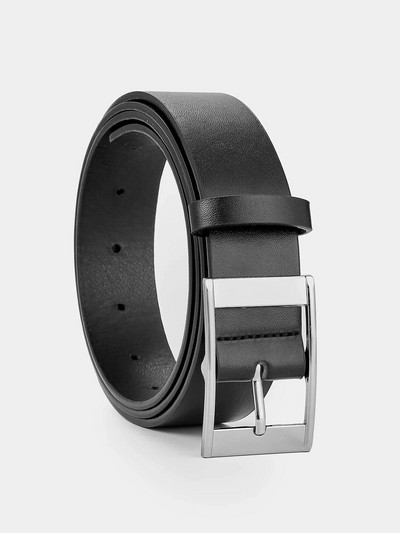 Cureaua din piele artificiala cu catarama pentru barbati Cureaua business casual moda