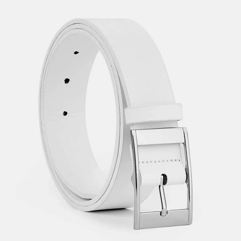 Vīriešu pin sprādzes mākslīgās ādas josta Modes ikdienas biznesa josta