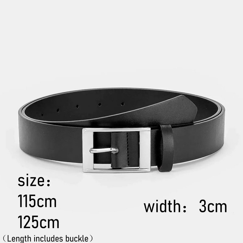 Vīriešu pin sprādzes mākslīgās ādas josta Modes ikdienas biznesa josta