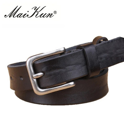 MaiKun Curele Subțiri pentru Femei Cureaua Unisex din Piele Veratică Cureaua Femeie cu cataramă din metal