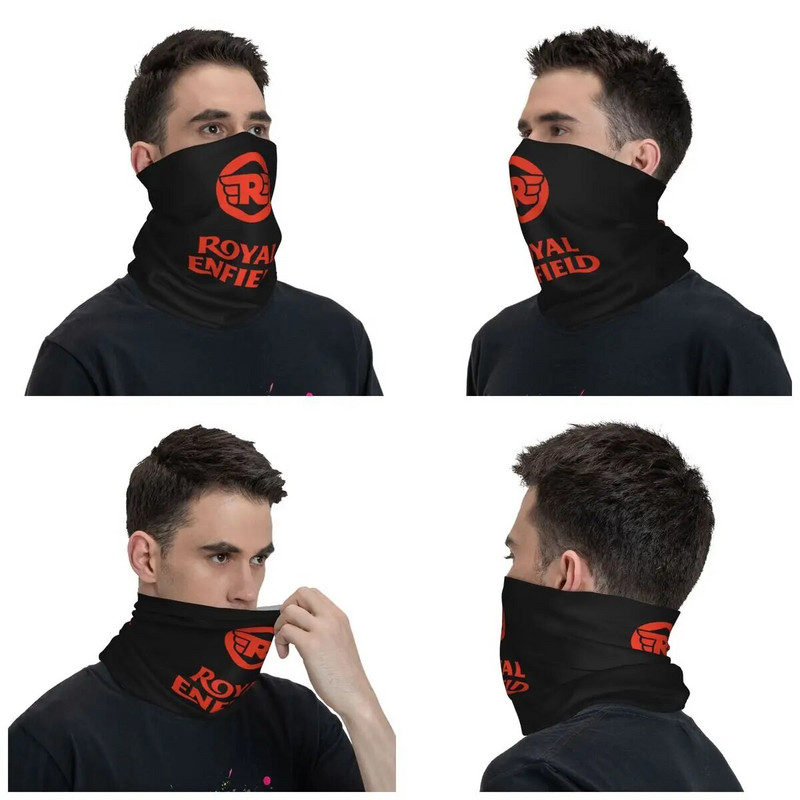 Royal-Enfields Bandana Neck Cover Motor Lover Velosipēdi Balaklavas Sejas Šalle Galvassegas Āra Sports Unisex Pieaugušajiem Vēja necaurlaidīgs