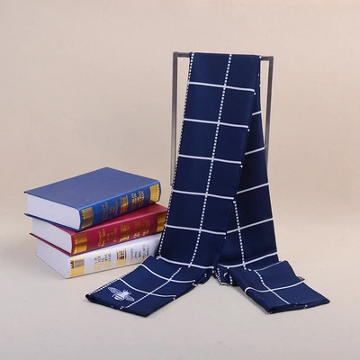 Augstas kvalitātes biznesa zīda šalle Vīriešu luksusa zīmolu dizaineru šalles ādai draudzīgi ziemas siltie šalles bišu apdrukas apvalks Bufanda