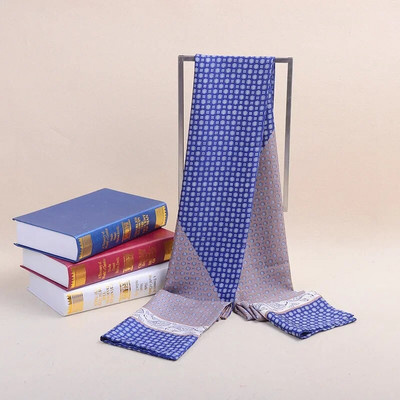 Augstas kvalitātes biznesa zīda šalle Vīriešu luksusa zīmolu dizaineru šalles ādai draudzīgi ziemas siltie šalles bišu apdrukas apvalks Bufanda