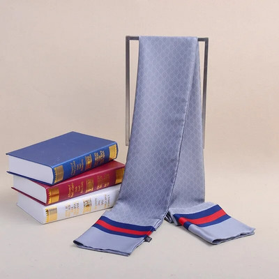 Augstas kvalitātes biznesa zīda šalle Vīriešu luksusa zīmolu dizaineru šalles ādai draudzīgi ziemas siltie šalles bišu apdrukas apvalks Bufanda