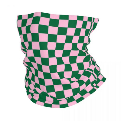 Candy Checkerboard Бандана Гети с щампа Карирани балаклави Маска Шал Многофункционална шапка Унисекс за възрастни през целия сезон
