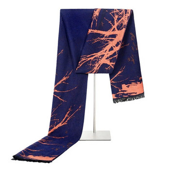 2022 Нова марка Мъжки шал с абстрактно дърво Кашмирен зимен топъл плетен модален ежедневен бизнес мъжки шалове 180*30 см хиджаб.