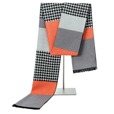 2022. aasta uus kaubamärk meeste abstraktne puust kašmiir sall Talvine soe silmkoeline moodne vabaaja ärimeeste sallid 180*30cm hijab stoles