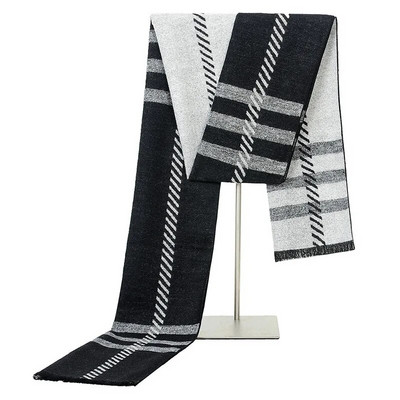 2022. aasta uus kaubamärk meeste abstraktne puust kašmiir sall Talvine soe silmkoeline moodne vabaaja ärimeeste sallid 180*30cm hijab stoles