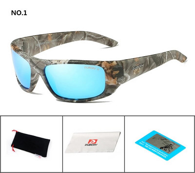 DUBERY zīmola dizains vīriešu brilles polarizētas nakts redzamības saulesbrilles vīriešiem retro vīriešu saulesbrilles vīriešiem UV400 toņi 1418