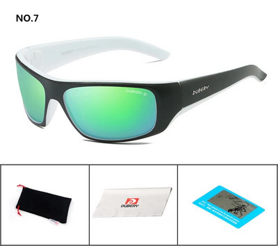 DUBERY zīmola dizains vīriešu brilles polarizētas nakts redzamības saulesbrilles vīriešiem retro vīriešu saulesbrilles vīriešiem UV400 toņi 1418