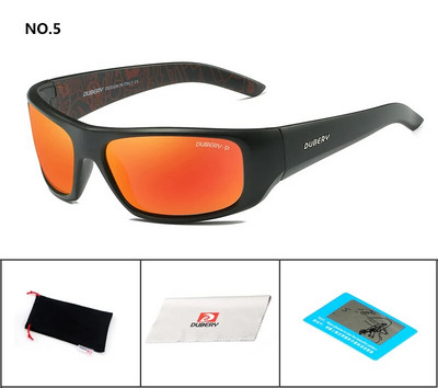 DUBERY zīmola dizains vīriešu brilles polarizētas nakts redzamības saulesbrilles vīriešiem retro vīriešu saulesbrilles vīriešiem UV400 toņi 1418