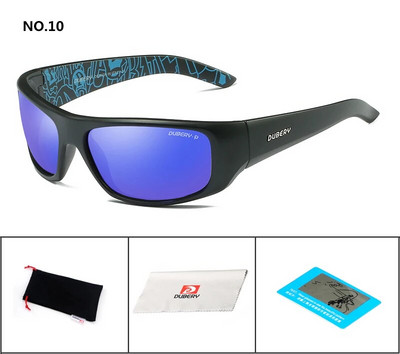 DUBERY zīmola dizains vīriešu brilles polarizētas nakts redzamības saulesbrilles vīriešiem retro vīriešu saulesbrilles vīriešiem UV400 toņi 1418