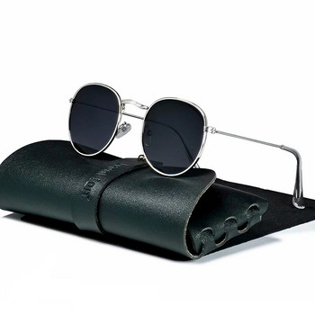LeonLion 2023 Кръгли ретро слънчеви очила Мъжки кръгли ретро очила за мъже/жени Луксозни очила Мъжки метални люнети Soleil Homme UV400