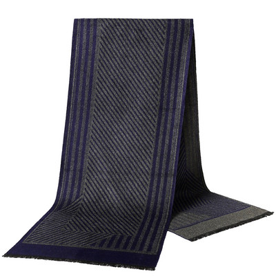 Modes Plaids Silts Kašmira Šalle Ziemas Klasisks Pashmina Šalles Rudens Biezs 180X33CM Pludmales dvielis Vīriešu biznesa aptinumi Šalles