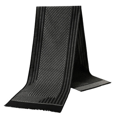 Modes Plaids Silts Kašmira Šalle Ziemas Klasisks Pashmina Šalles Rudens Biezs 180X33CM Pludmales dvielis Vīriešu biznesa aptinumi Šalles