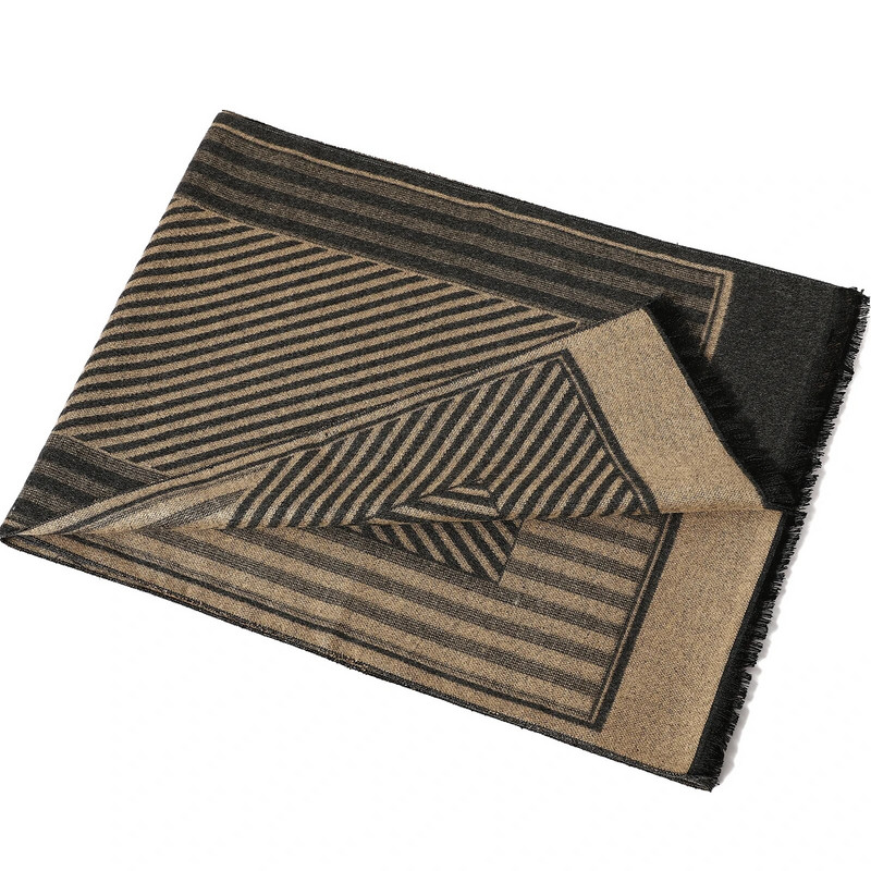 Modes Plaids Silts Kašmira Šalle Ziemas Klasisks Pashmina Šalles Rudens Biezs 180X33CM Pludmales dvielis Vīriešu biznesa aptinumi Šalles