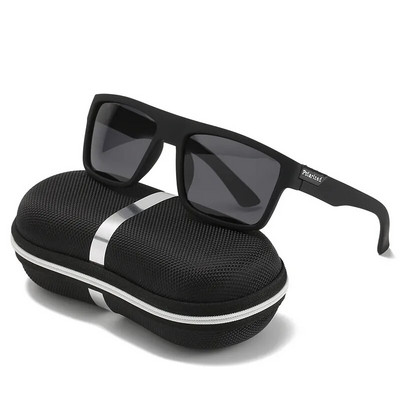 2023 Квадратни поляризирани слънчеви очила Мъже Жени Класически спорт Риболов на открито Пътуване Цветни слънчеви очила UV400 Очила