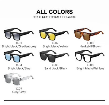 Ретро квадратни рамки за очила Мъже Жени Мъже Винтидж прозрачни компютърни очила Големи рамки Очила Нови слънчеви очила