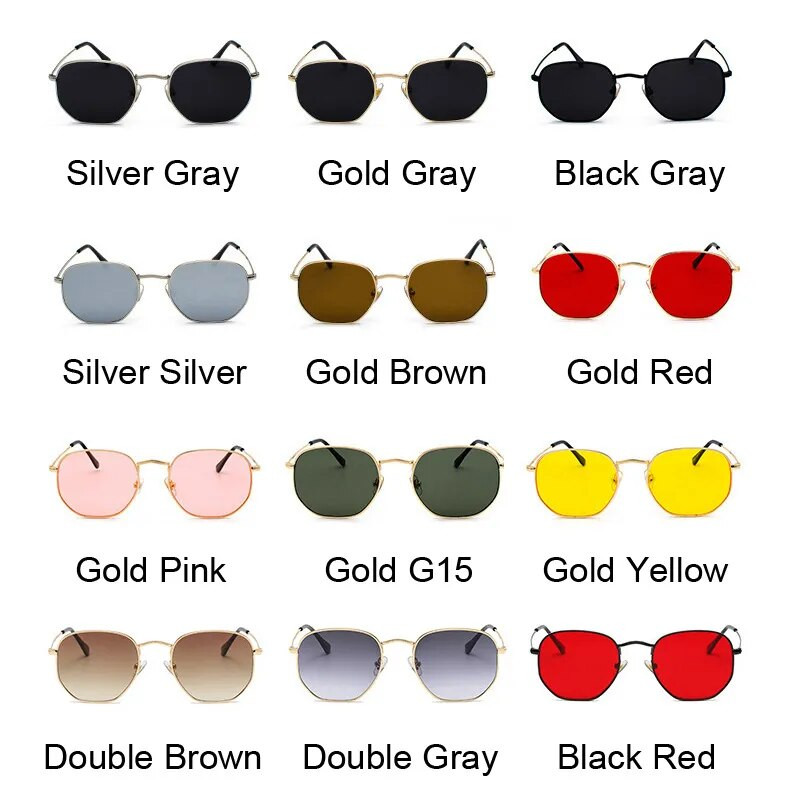 Klasiskas kvadrātveida saulesbrilles vīriešiem Zīmols Dizaineris Vintage saulesbrilles Vīriešu metāla rāmis āra žalūzijas Driving Oculos De Sol