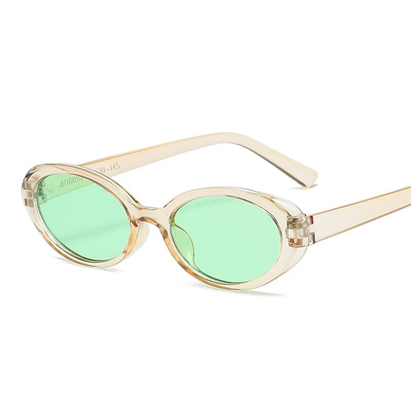 Maza rāmja vintage saulesbrilles vīrietis Zīmols Dizaineris Saulesbrilles Vīriešu Modes Toņi Ovāls Spogulis Melns Retro Oculos De Sol