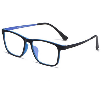 YIMARUILI Ултра леки квадратни удобни големи очила Модни оптични диоптрични очила с рамка от чист титан за мъже HR3068