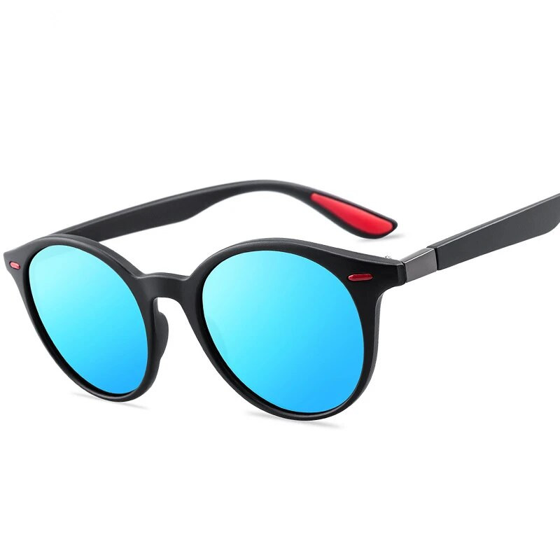 Unisex Retro Rivet polariseeritud päikeseprillid mood ovaalse raamiga päikeseprillid meestele naiste sõiduvarjuga prillid Gafas De Sol UV400