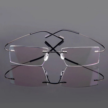Γυαλιά Gmei Optical Fashion Rimless Σκελετός Γυαλιά οράσεως Memory Alloy Συνταγογραφούμενα Υπερελαφριά εύκαμπτα πλαίσια 9 Χρώματα T8089