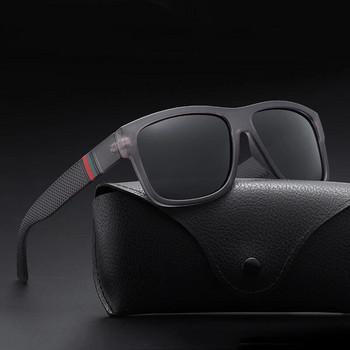 2023 Луксозна марка поляризирани слънчеви очила Мъжки очила от висок клас Модни квадратни очила за шофиране Слънчеви очила за пътуване Uv400
