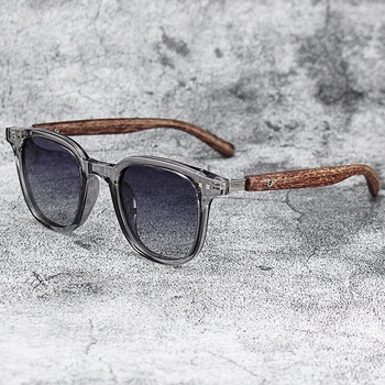 Ново пристигане Мъжки ретро слънчеви очила с дървена рамка Класическа марка Слънчеви очила Покритие на лещи Очила за шофиране за мъже/жени