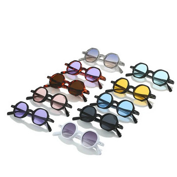 Модни малки кръгли слънчеви очила NYWOOH Мъжки ретро маркови дизайнерски квадратни слънчеви очила Дамски Ins Популярни хип-хоп очила