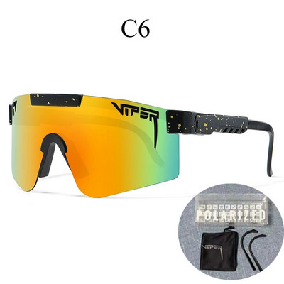 PIT VIPER BRAND Ochelari de soare polarizați Bărbați Femei Ochelari de soare UV400 Ochelari de sport Ochelari de modă pentru pescuit Ochelari de soare retro vintage