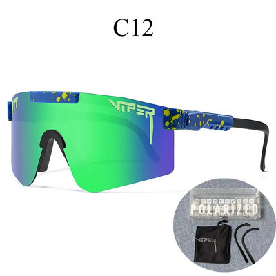 PIT VIPER BRAND Ochelari de soare polarizați Bărbați Femei Ochelari de soare UV400 Ochelari de sport Ochelari de modă pentru pescuit Ochelari de soare retro vintage