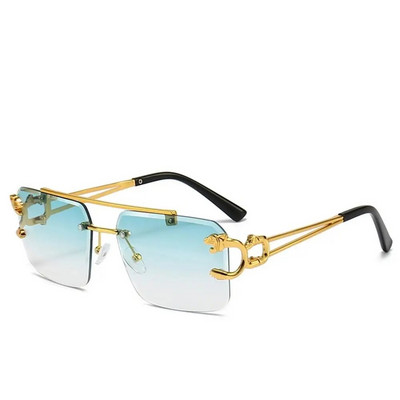 Ochelari de soare dreptunghiular fără rame Ochelari de vedere cu rame din lemn, design de marcă de lux, femei, bărbați, ochelari de soare pătrați mici, pentru bărbați, călătoresc 2023