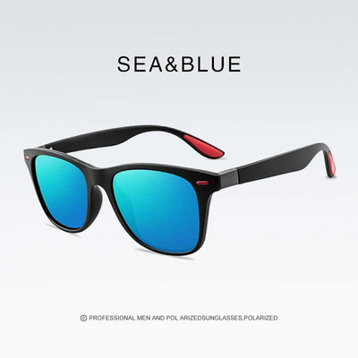 Ochelari de soare UV400 Ochelari de soare la modă în aer liber pentru bărbați și femei Ochelari retro polarizați pentru umbrirea șoferului