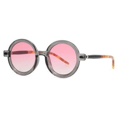 Uued moodsad retrosuured ümmargused päikeseprillid naistele Meestele Brändi kvaliteet Seitsme raamiga vintage disain päikeseprillid trendikas varjus