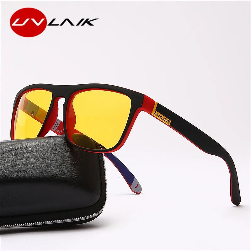 UVLAIK γυαλιά νυχτερινής όρασης ανδρικά γυναικεία γυαλιά ηλίου polarized κίτρινο φακό αντιθαμβωτικό γυαλιά ηλίου Night Driving Γυαλιά ηλίου UV400