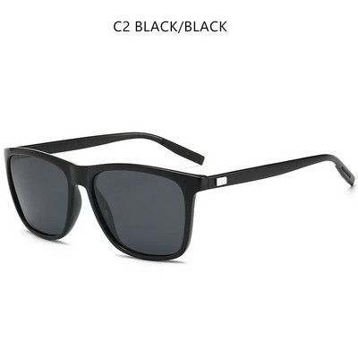 Alumīnija magnija polarizētas Al Mg saulesbrilles vīriešiem metāla Driver Classic Retro 2023 Brand Designer UV400 saulesbrilles 0733