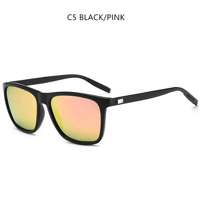 Alumīnija magnija polarizētas Al Mg saulesbrilles vīriešiem metāla Driver Classic Retro 2023 Brand Designer UV400 saulesbrilles 0733