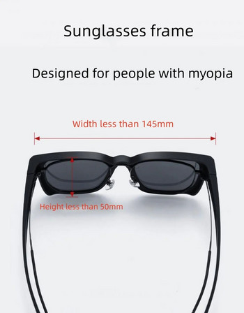 2023 Нова мода поляризирани слънчеви очила Тенденция за колоездене на открито Очила за шофиране Дизайн на марката Очила с големи рамки Uv400