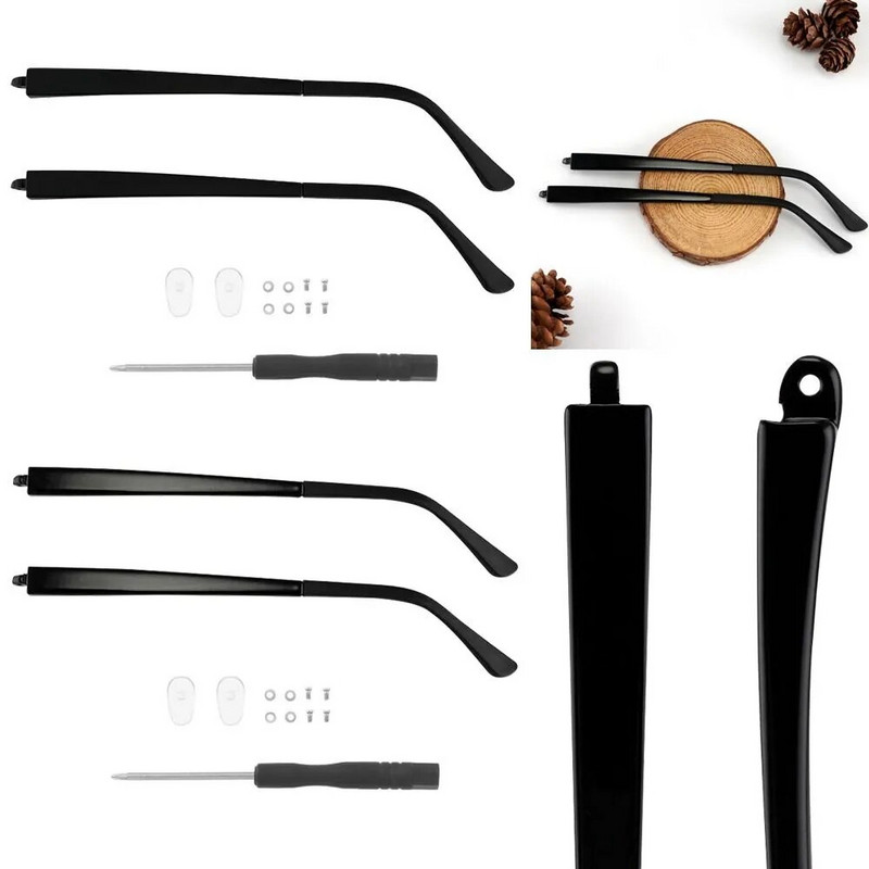 1 pāris Brilles Temple Arm Plakani Zobi TR90 Pretslīdes Brilles Nomaiņa Kāju Briļļu rāmji Aksesuāri Briļļu labošanas rīks