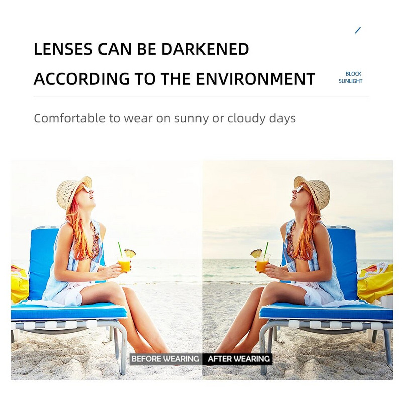 2024. aasta uued fotokroomsed polariseeritud päikeseprillid meeste ruudukujulised klassikalised meeste päikeseprillid kameeleonprillid meeste päikeseprillid sõiduprillid