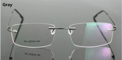 Rame de ochelari fără ramă din titan pur UVLAIK pentru bărbați Rame optice pentru miopie Ramă de ochelari fără rame ultra-ușoare din titan