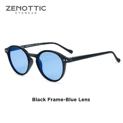 ZENOTTIC retro polarizētās saulesbrilles, 2023. g. 2022. gads vīriešiem, sievietēm, vintage, maza, apaļa rāmja saulesbrilles Polaroid Lens UV400 aizsargbrilles