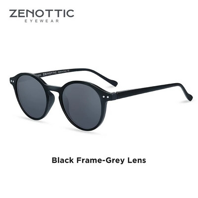 ZENOTTIC retro polarizētās saulesbrilles, 2023. g. 2022. gads vīriešiem, sievietēm, vintage, maza, apaļa rāmja saulesbrilles Polaroid Lens UV400 aizsargbrilles
