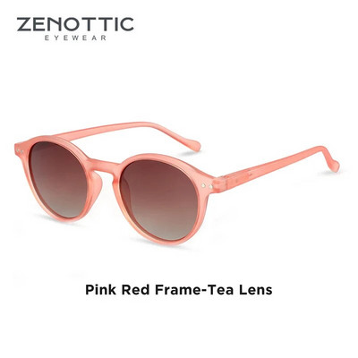 ZENOTTIC retro polarizētās saulesbrilles, 2023. g. 2022. gads vīriešiem, sievietēm, vintage, maza, apaļa rāmja saulesbrilles Polaroid Lens UV400 aizsargbrilles